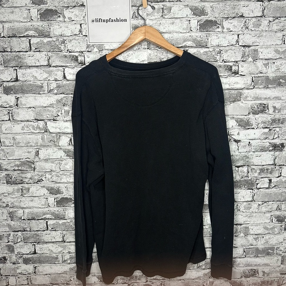 EUC Old Navy Men's 100% Cotton Black Knit Pullover Size XXL (RN 462574) - Picture 3 of 10